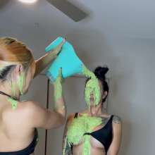 Slimed Models: Four Babe Slime Party, Includes 5 Videos!