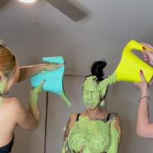 Slimed Models: Four Babe Slime Party, Includes 5 Videos!