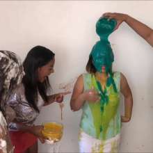 RevSlymsford: Gaby's Messy Revenge On Maxine (Helped by Messy Ma + Ana)