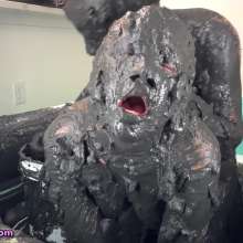 Messy Temptress: Messy Temptress Fucked in The Muck (Co-Ed Indoor Mud Sex)