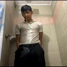 WETColours: Mike Fully-dressed in Shower