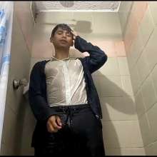 WETColours: Mike Fully-dressed in Shower