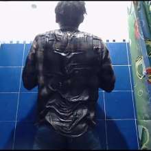 WETColours: Mike Gets Wet in the Shower with Final Striptease