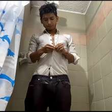 WETColours: Mike Showers in White Shirt