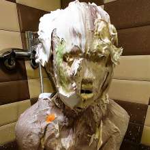PieATK999: Montie: Head Shaving and Messy Humiliation