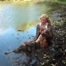 custardcouple: Muddy Lost Dog