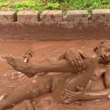 Messygirl: Muddy Schoolgirl Celeste