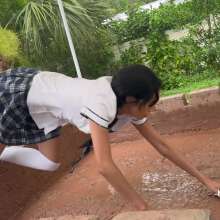 Messygirl: Muddy Schoolgirl Celeste