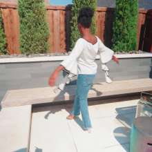 WetlookFashion: Portia Is Getting Wet in Jeans and a White Top