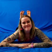 The Man and The Wife: New Download- "Quickie #21: Stephanie Bunny Pose Pied and Slimed"