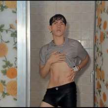 WETColours: Ryan in Shower Clothed with Final Striptease