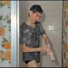 WETColours: Ryan with His Hair Full of Shampoo