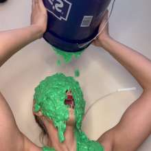 Slimed Models: Scarlett Gets Slimed for Losing a Super Bowl Bet