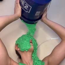 Slimed Models: Scarlett Gets Slimed for Losing a Super Bowl Bet