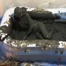 VioletVixen: Self-Inflicted Cummishment 2: Gagged in Black Mud