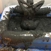 VioletVixen: Self-Inflicted Cummishment 2: Gagged in Black Mud