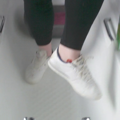 CandyCustard: Candy's messy trainers and leggings in the tub