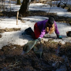 Adventureinwellies: Muddy Darina in her hip waders