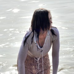 ufa217: Wet and muddy vacation of Tanya on wild nature.