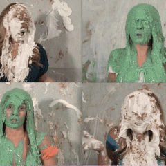 Mr_Pies: 4 messy faces in one Gif!