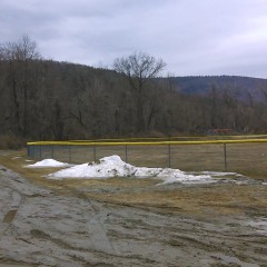 GungeMonkey: Muddy Ballpark Fun with Sneakers in Public
