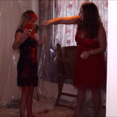 RevSlymsford: wild paint and cake catfight & topless girls: LOW easter launch price