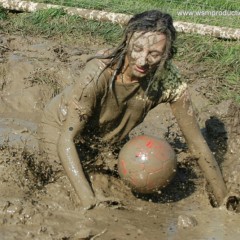 WSMProductions: Martine determined efforts to win the Muddiest Goalkeeper Competition--Wsm