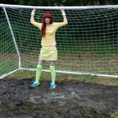 WSMProductions: Young Kimyl is the 7th contestant in our muddy goalie competition--Wsm