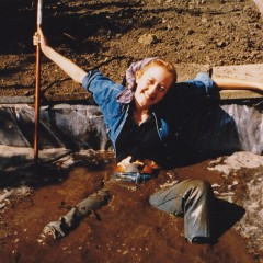 katew: Jenny tests the pond