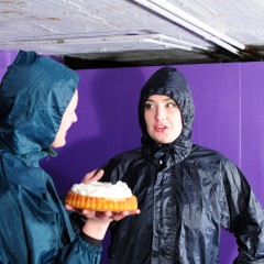 DungeonMasterOne: Veronica and Eliza: 2 girls in wet and messy rainwear!