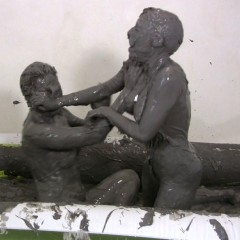 Messygirl: No Holds Barred Messygirl Mud Wrestling!