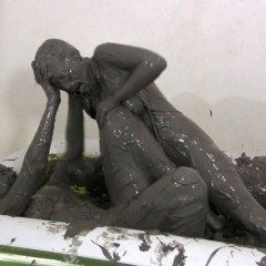 Messygirl: No Holds Barred Messygirl Mud Wrestling!