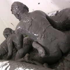 Messygirl: No Holds Barred Messygirl Mud Wrestling!