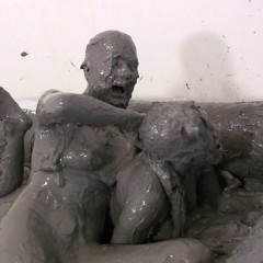 Messygirl: No Holds Barred Messygirl Mud Wrestling!