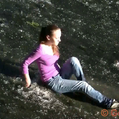 Perfectwetlook: Abhie Swims in Jeans