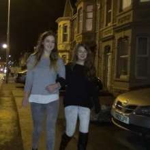 LisaMoomin: Georgina And Nadia Come In From A Night Out..