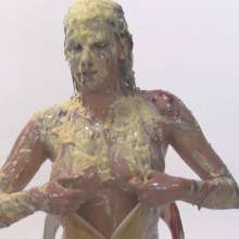 HotWamHD: Ashlea (aka Danielle Maye) is covered in sweet and savoury food