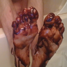 Dbolt87: Had leftover chocolate syrup