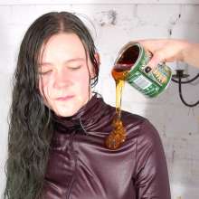 DungeonMasterOne: Chastity and Lady-A have at each other in PVC and shiny clothes!