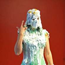 mrsbee: Mrs. Bee Slimed and Pied in Corset--Free Pics!