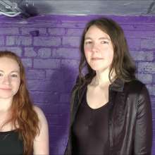 DungeonMasterOne: Chastity and Daphne fill each others disco pants with food!
