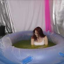 CandyCustard: Ari sneaks into the deep gunge pool after hours