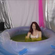 CandyCustard: Ari sneaks into the deep gunge pool after hours