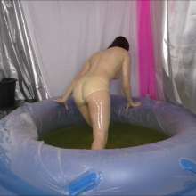 CandyCustard: Ari sneaks into the deep gunge pool after hours