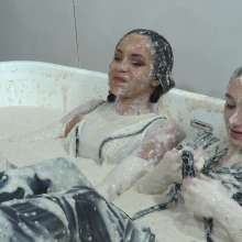 MostWam: Corrine And Amber In The Porridge Bath