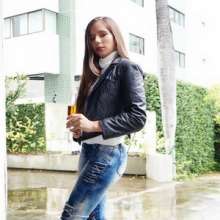 WAM Photography: Luna in Jeans and Boots in the Pool