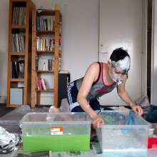 IKeepMineHidden: Roger Plays Feet Or Face With Slime and Shaving Foam