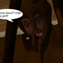 SplatInDaVat: 3D WAM  Leshawna gets covered in barbecue sauce