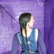 DungeonMasterOne: Langstonedale: Purity drenched in denim shortalls, a catsuit, and wellies!