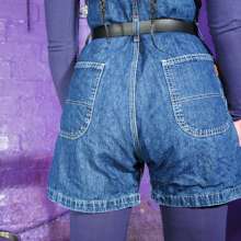 DungeonMasterOne: Langstonedale: Purity drenched in denim shortalls, a catsuit, and wellies!